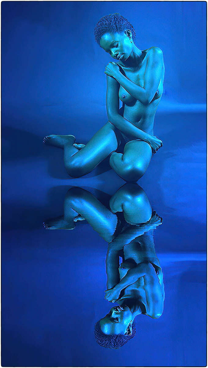 HELEN PINE - Vasta Blue Reflection8" x 10.67" -  $450