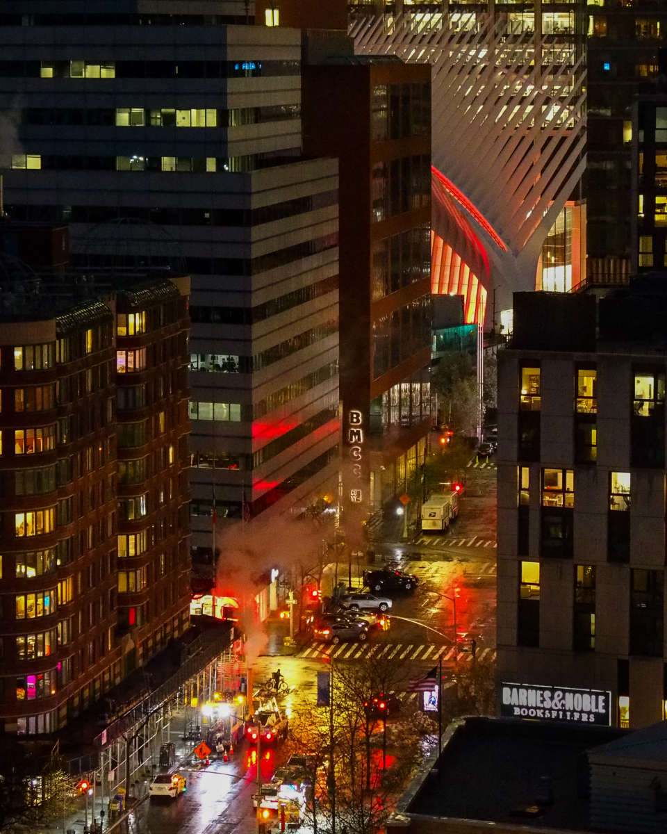 LINDA BUONGERMINO - Rainy Nights and Red Lights - My NYC8" x 10" - $200