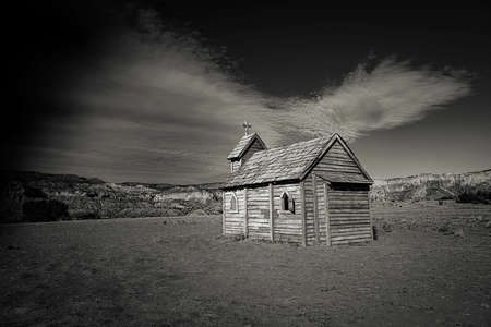 SUSAN DELGALVIS - Ghost Ranch Chapel, NM16" x 10.67"- $1000